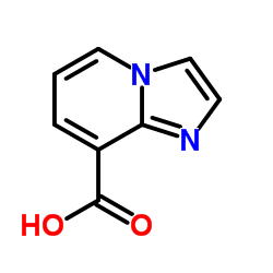 8-羧酸咪唑并[1,2-A]吡啶结构式