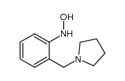 N-hydroxy-(2-pyrrolidinomethyl)-aniline结构式