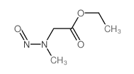 Acetic acid,2-(methylnitrosoamino)-, ethyl ester结构式