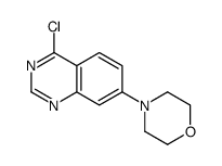 4-氯-7-吗啉喹唑啉结构式