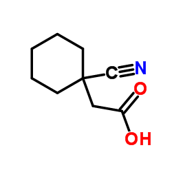1-氰基环己烷乙酸结构式