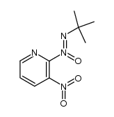 (Z)-2-(tert-butyl)-1-(3-nitropyridin-2-yl)diazene oxide结构式