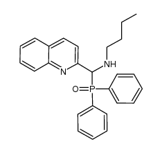 quinolin-2-yl(butylamino)methyldiphenylphosphine oxide结构式