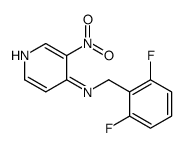 N-[(2,6-difluorophenyl)methyl]-3-nitropyridin-4-amine结构式