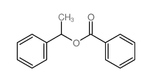 1-phenylethyl benzoate结构式
