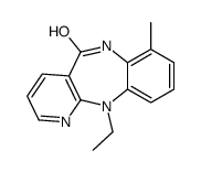 11-ethyl-7-methyl-6H-pyrido[3,2-c][1,5]benzodiazepin-5-one结构式