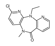 2-chloro-11-ethyl-5-methyldipyrido[2,3-b:2',4'-f][1,4]diazepin-6-one结构式