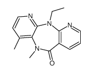 11-ethyl-4,5-dimethyldipyrido[2,3-d:3',2'-f][1,4]diazepin-6-one结构式