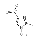 1H-Imidazole,2-iodo-1-methyl-4-nitro-结构式