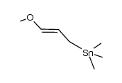 (E)-(3-methoxyallyl)trimethylstannane结构式