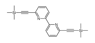trimethyl-[2-[6-[6-(2-trimethylsilylethynyl)pyridin-2-yl]pyridin-2-yl]ethynyl]silane结构式