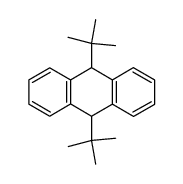 9,10-di-tert-butyl-9,10-dihydroanthracene结构式