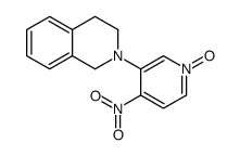 2-(4-nitro-1-oxidopyridin-1-ium-3-yl)-3,4-dihydro-1H-isoquinoline结构式