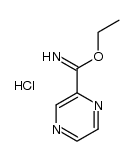 ethyl pyrazine-2-carbimidate hydrochloride结构式
