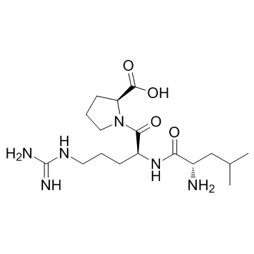 Leucylarginylproline结构式