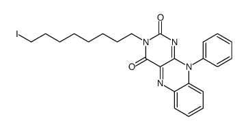 3-(8-iodooctyl)-10-phenylbenzo[g]pteridine-2,4-dione结构式