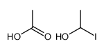 acetic acid,1-iodoethanol结构式