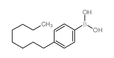4-N-辛基苯硼酸结构式