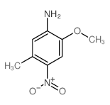 5-Methyl-4-nitro-o-anisidine结构式