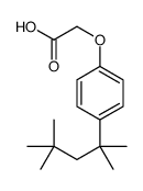 2-[4-(2,4,4-trimethylpentan-2-yl)phenoxy]acetic acid结构式