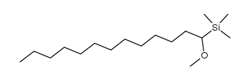 1-methoxy-1-trimethylsilyltridecane结构式