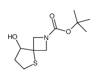 2-Methyl-2-propanyl 8-hydroxy-5-thia-2-azaspiro[3.4]octane-2-carb oxylate结构式