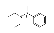 (diethylamino)methylphenylsilane结构式