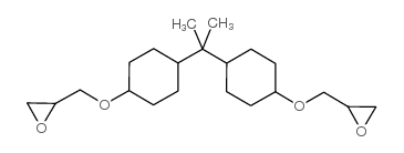 2,2’-[(1-甲基亚乙基)双(4,1-环亚己基氧基亚甲基)]双环氧乙烷结构式