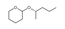 (2S)-(2-tetrahydropyranyloxy)pentane结构式