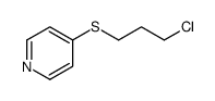 4-(3-chloropropylsulfanyl)pyridine结构式