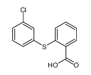 2-(3-chlorophenylthio)benzoic acid结构式