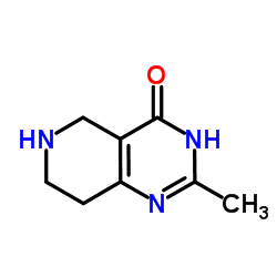 5,6,7,8-四氢-2-甲基-吡啶并[4,3-d]嘧啶-4(3h)-酮结构式