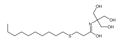 3-decylsulfanyl-N-[1,3-dihydroxy-2-(hydroxymethyl)propan-2-yl]propanamide结构式