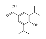 3,5-二异丙基-4-羟基苯甲酸结构式