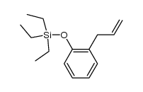 1-triethylsilyloxy-2-(2-propenyl)benzene结构式