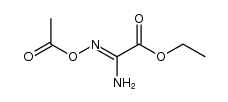 ethyl 2-(acetoxyimino)-2-aminoacetate结构式