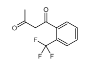 1-(2-TRIFLUOROMETHYL-PHENYL)-BUTANE-1,3-DIONE结构式