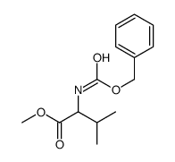 methyl 3-methyl-2-(phenylmethoxycarbonylamino)butanoate结构式