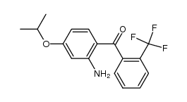 2'-amino-4'-isopropoxyphenyl 2-trifluoromethyl ketone结构式