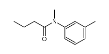 N-methyl-N-(m-tolyl)butyramide结构式