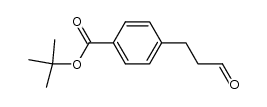 3-(4-[2,2-dimethylethyl]carboxyphenyl)-1-propanal结构式