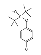 di-tert-butyl(4-chlorophenoxy)silanol结构式