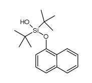di-tert-butyl(naphthalen-1-yloxy)silanol结构式
