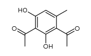 2,4-diacetyl-5-methyl-resorcinol结构式