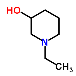 N-乙基-3-羟基哌啶结构式
