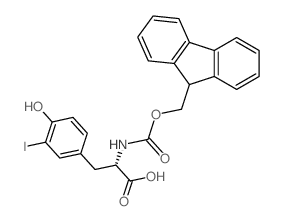芴甲氧羰基-3-碘代酪氨酸羟基结构式