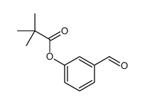 (3-formylphenyl) 2,2-dimethylpropanoate结构式
