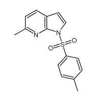6-methyl-1-tosyl-1H-pyrrolo[2,3-b]pyridine结构式