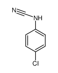 (4-chlorophenyl)cyanamide结构式