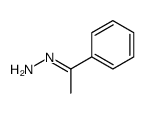 1-Phenylethan-1-one hydrazone结构式